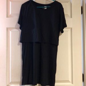 Black T-shirt Dress